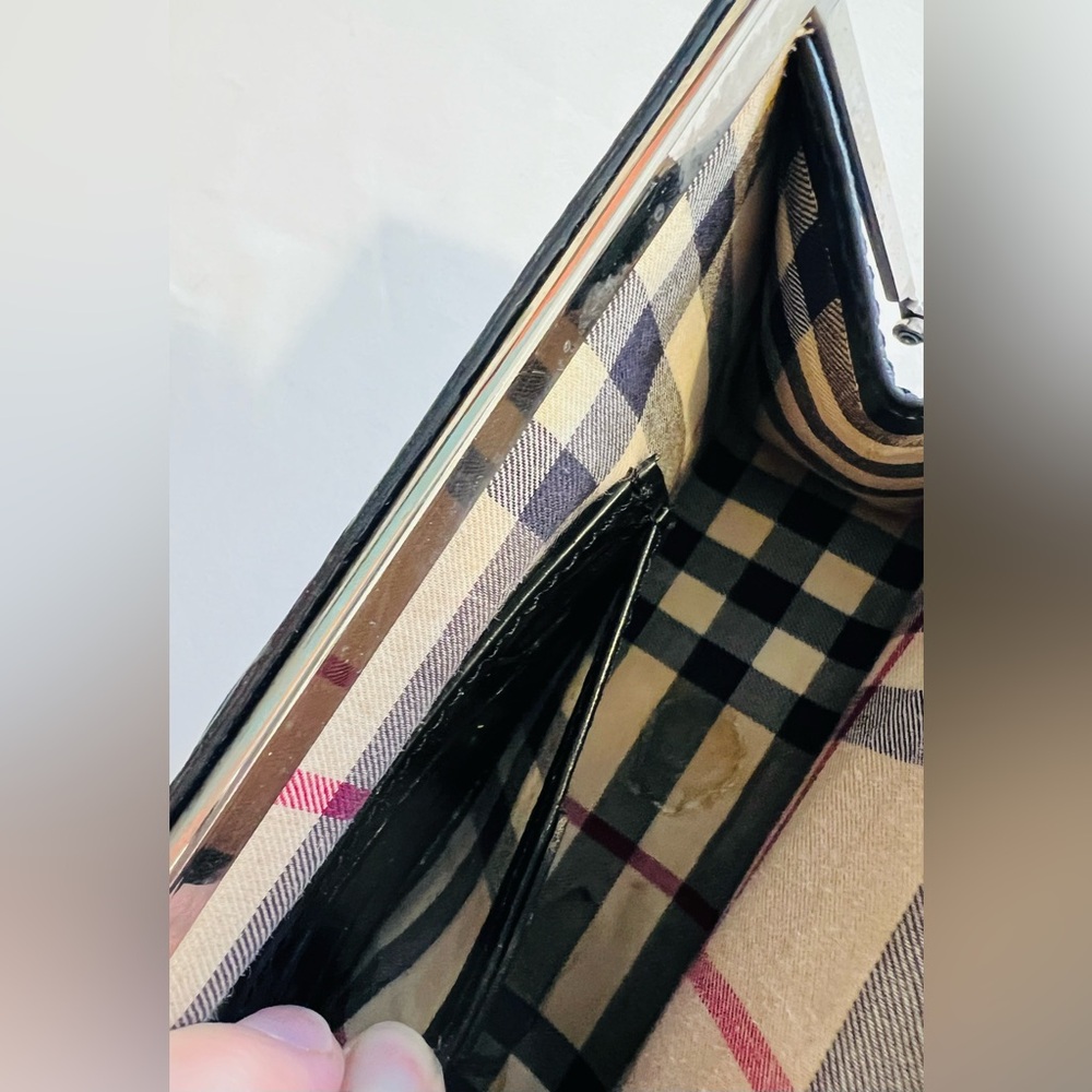 BURBERRY Alligator Embossed Wristlet - Picture 12 of 15